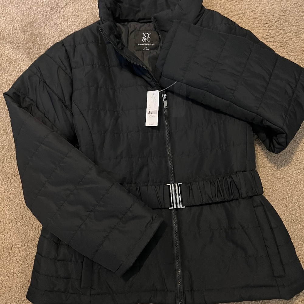 Belted Puffer Jacket